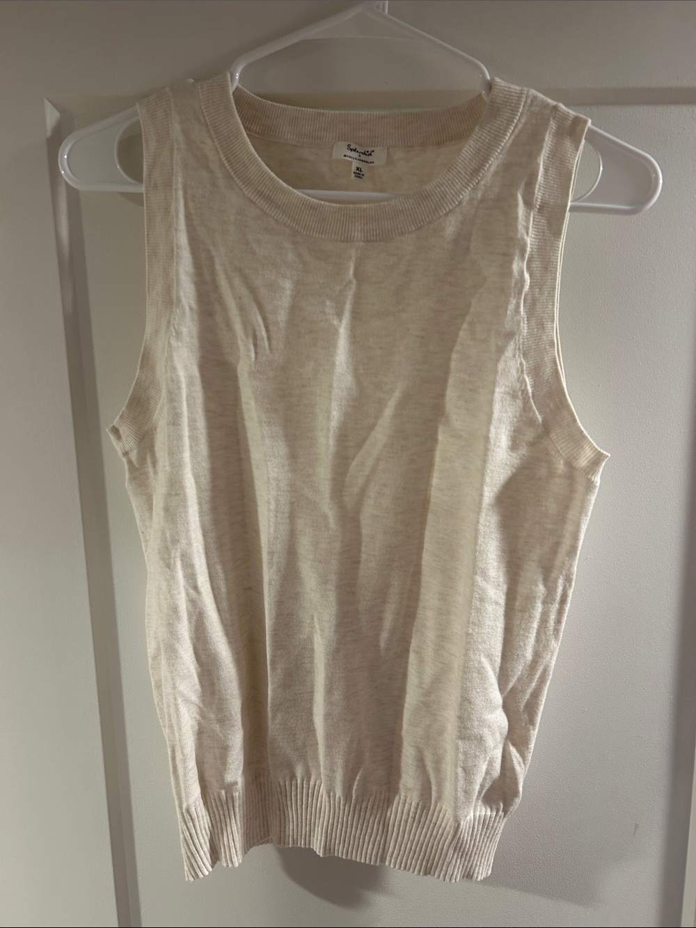 SeaVees Cream Knit Sleeveless Tank